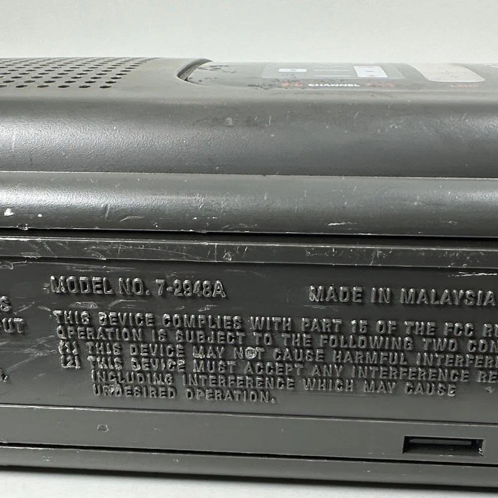 Vintage GE 2 Way power AM/FM Radio 24hourweather portable receiver TV sound 4b - Picture 9 of 15